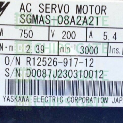 Yaskawa Servo Motor SGMAS-08A2A21 It