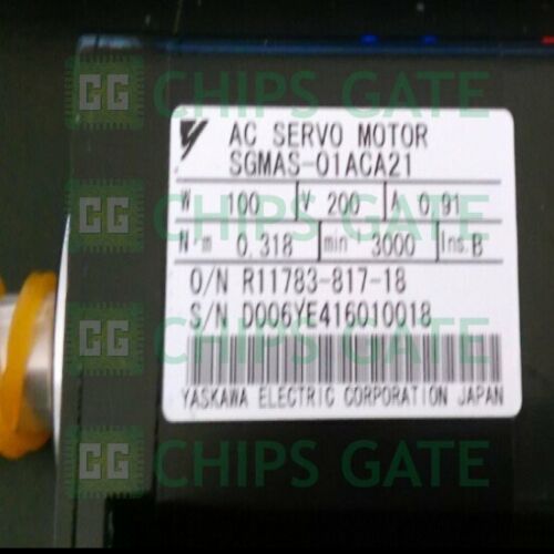 YASKAWA SGMAS-01ACA21 servo motor