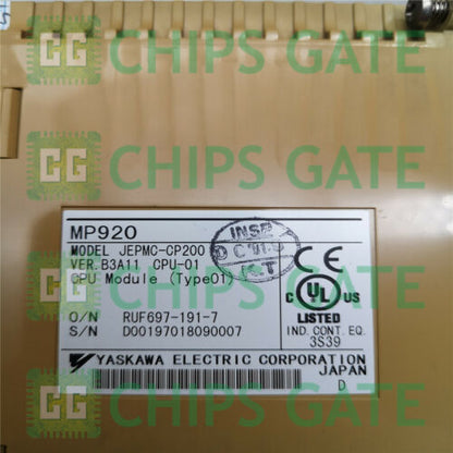 Yaskawa JEPMC-CP200 Controller MP920 CPU-01