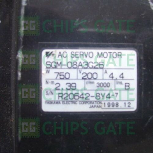 Yaskawa AC servo motor SGM-08A3G26