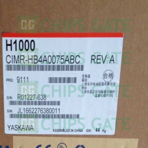 YASKAWA 30kW INVERTER CIMR-HB4A0075 CIMRHB4A0075 ORIGINAL