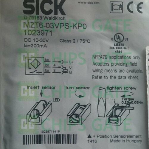 SICK sensors MZT1-03VPS-KPO