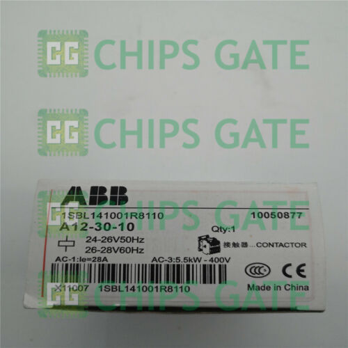 ABB A12-30-10 Contactor AC120V 12A 1SBL161001R8410