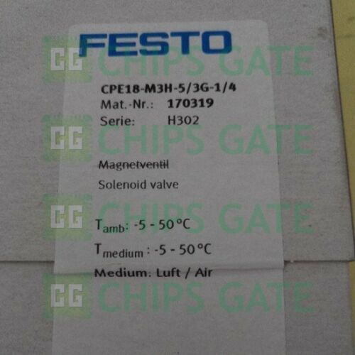 FESTO Solenoid Valve CPE18-M3H-5/3G-1/4