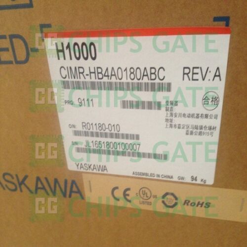 CIMR-HB4A0180 YASKAWA INVERTER 75kW ORIGINAL