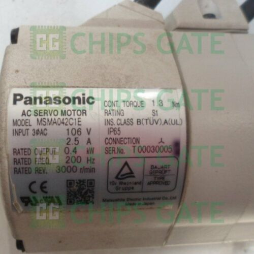 Panasonic servo motor MSMA042C1E 400W