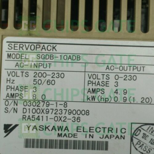 YASKAWA SGDB-10ADB