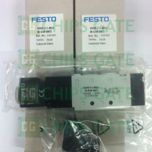 FESTO Solenoid Valve VUVE-F-L-M52-M-G18-3AC1