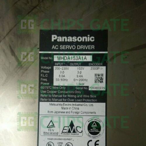 Panasonic servo drives MHDA153A1A