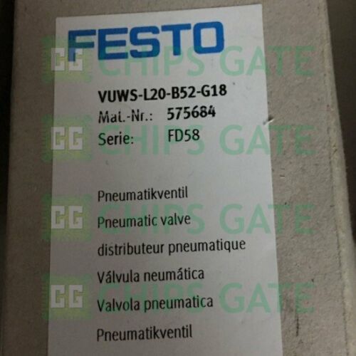 FESTO Valve VUWS-L20-B52-G18 575684