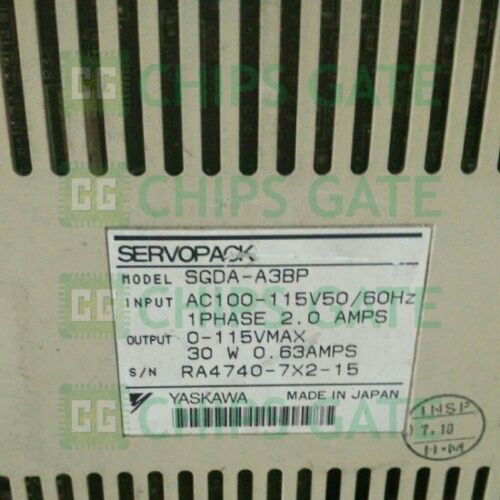 Yaskawa SGDAA3BP SGDA-A3BP Servo Drive