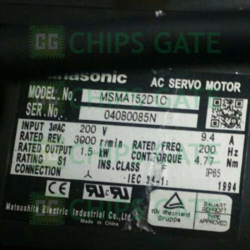 Panasonic servo motor MSMA152D1C