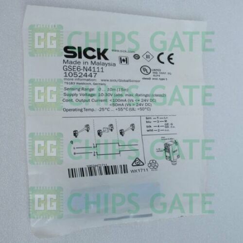 SICK sensor GSE6-N4111 1052447