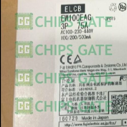 FUJI Residual-current Circuit Breaker EW100EAG 3P 75A