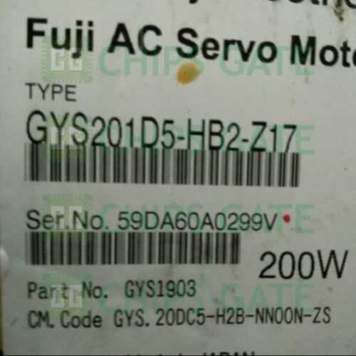 Fuji servo motor GYS201D5-HB2-Z17