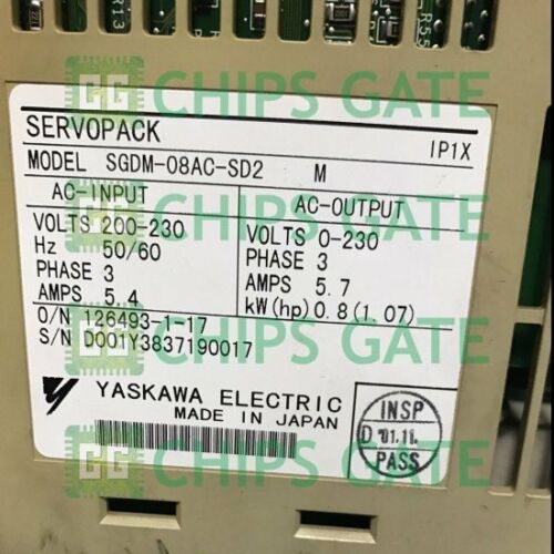 Yaskawa Servo Drive SGDM-08AC-SD2M
