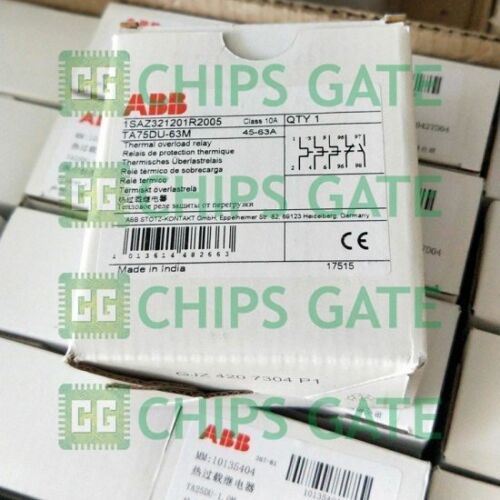 ABB TA75-DU-63M 45-63A THERMAL OVERLOAD RELAY