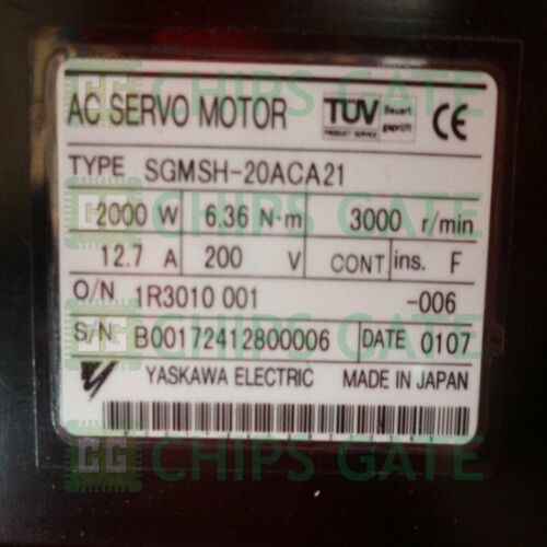 Yaskawa servo motor SGMSH-20ACA21