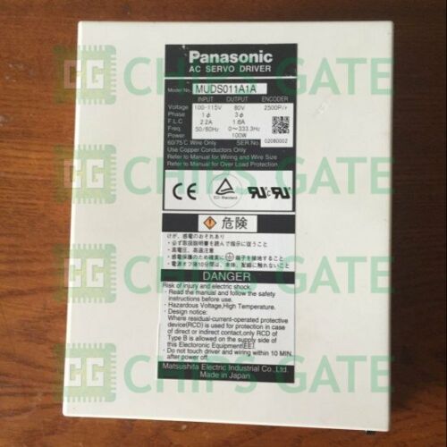Panasonic servo MUDS011A1A