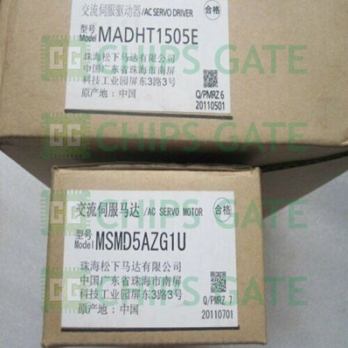 Panasonic Servo System (Motor+Drive) MSMD5AZG1U+MADHT1505E