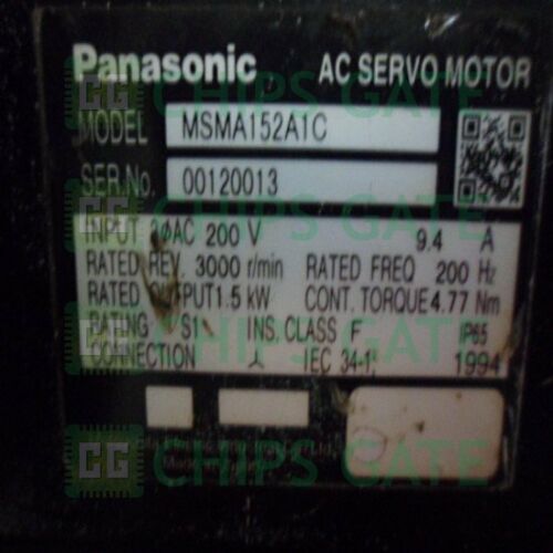 Panasonic servo motor MSMA152A1C