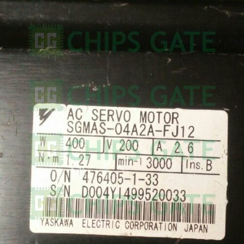 Yaskawa servo motor SGMAS-04A2A-FJ12