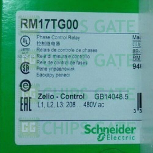Schneider RM17-TG00 208-480 Relay