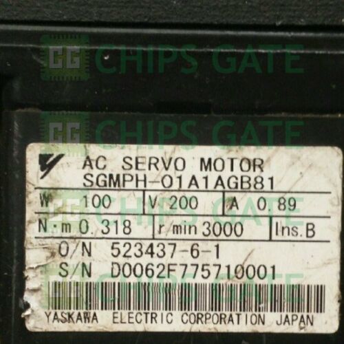 Yaskawa servo motor SGMPH-01A1AGB81