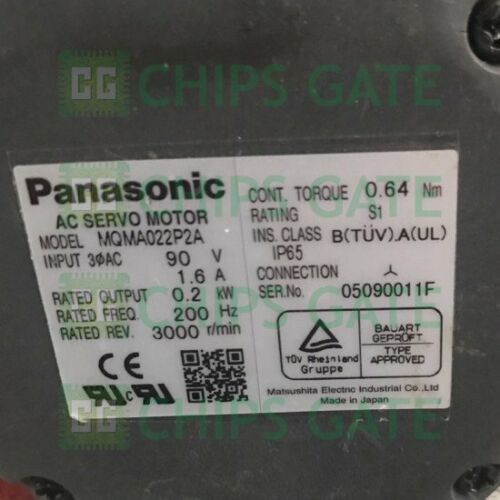 Panasonic servo motor MQMA022P2A