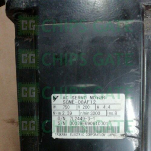 Yaskawa servo motor SGME-08AF12