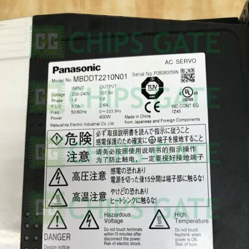 Panasonic servo drive MBDDT2210N01