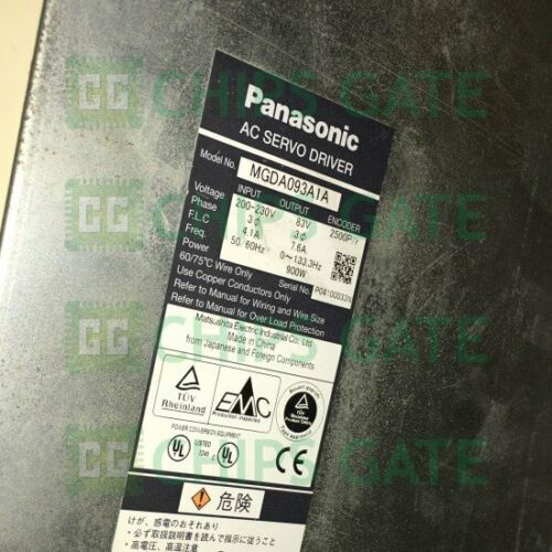 Panasonic servo drives MGDA093A1A