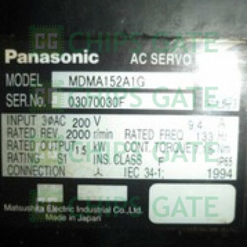 Panasonic servo motor MDMA152A1G