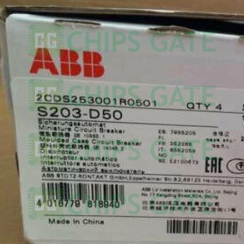ABB Circuit Breaker S203-D50