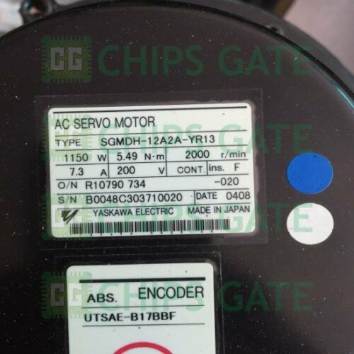 Yaskawa servo motor SGMDH-12A2A-YR13