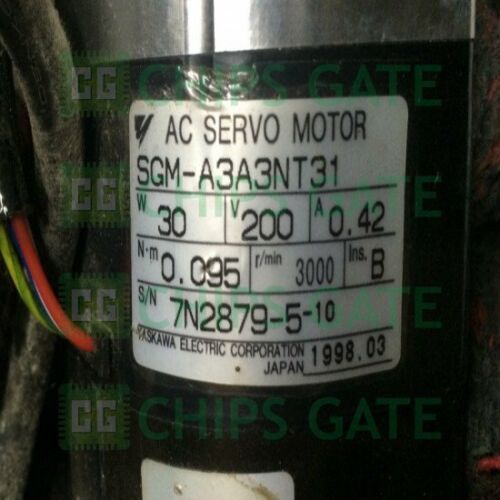 Yaskawa servo motor SGM-A3A3NT31