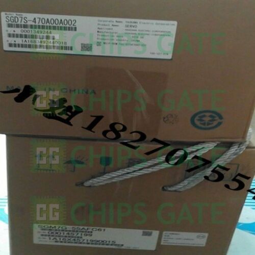 Yaskawa servo motor and driver SGM7G-55AFC61+SGD7S-470A00A002