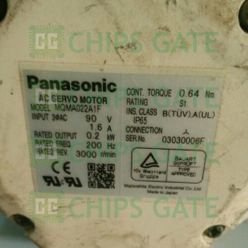 Panasonic servo motor MQMA022A1F
