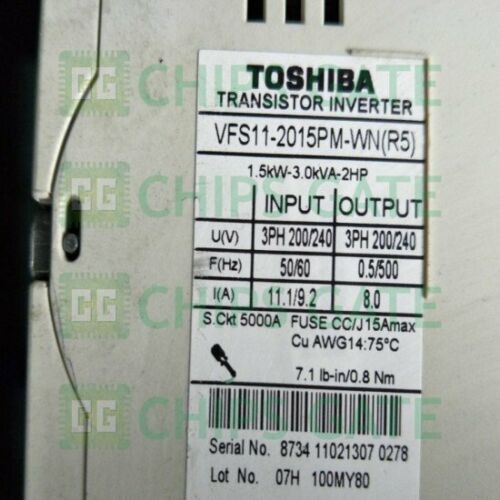 Toshiba inverter VFS11-4015PL-WN