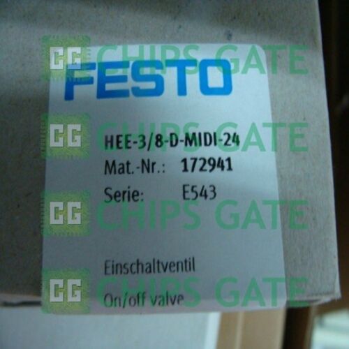 FESTO Starting Valve HEE-3/8-D-MIDI-24 172941
