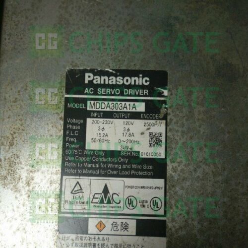 Panasonic servo driver MDDA303A1A