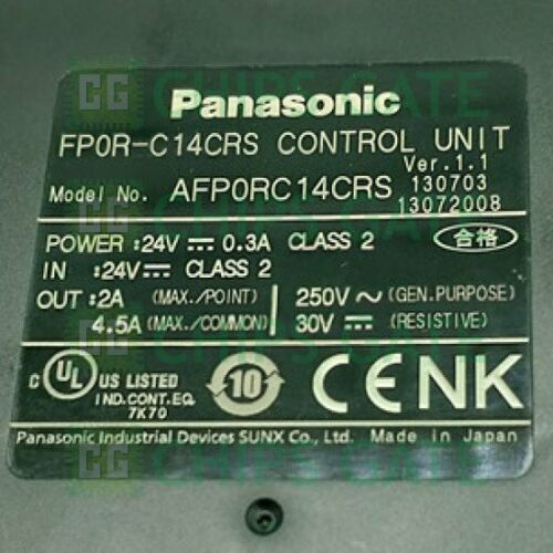 Panasonic PLC FPOR-C14CRS PFO-A80