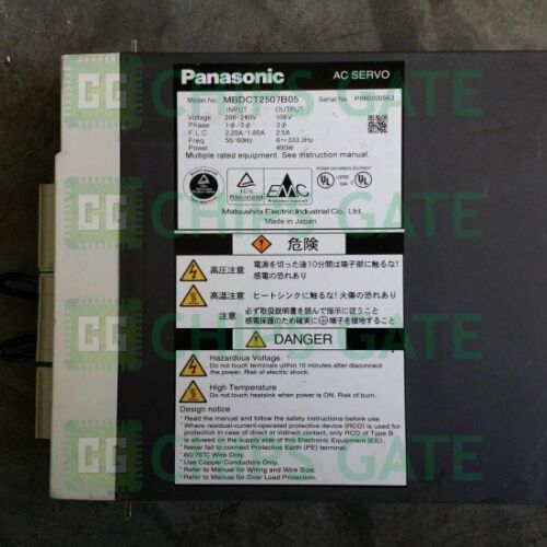 Panasonic MBDCT2507B05 Servo Drive