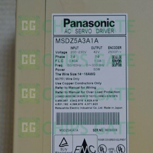 Panasonic servo driver MSDZ5A3A1A