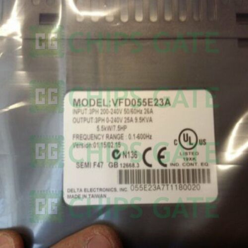 DELTA INVERTER VFD055E23A 220V 5.5KW