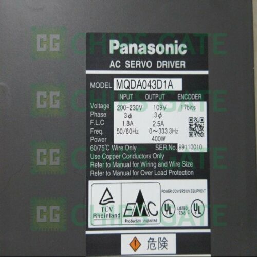 Panasonic servo driver MQDA043D1A
