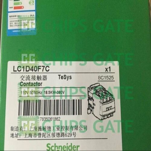 Schneider contactor LC1D40F7C LC1-D40F7C 110VAC