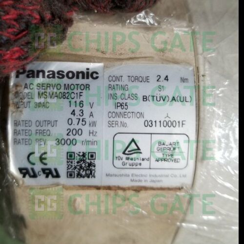 Panasonic servo motor motor MSMA082C1F