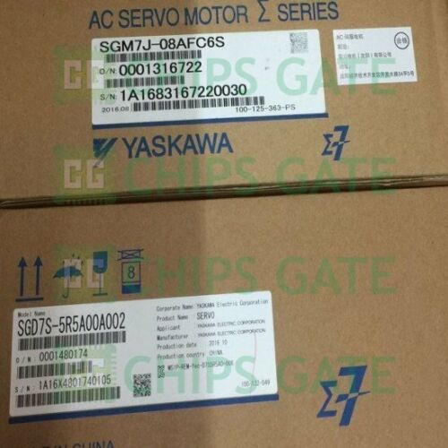 Yaskawa SGM7J-08AFC6S+SGD7S-5R5A00A002