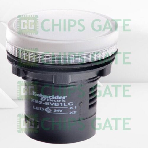 Schneider XB2BVB1LC AC/DC 24V 22mm Push button White LED Indicator Light